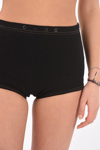 MM0 culotte a vita alta in misto lana