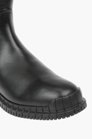 LOVE leather boots with logo Profile