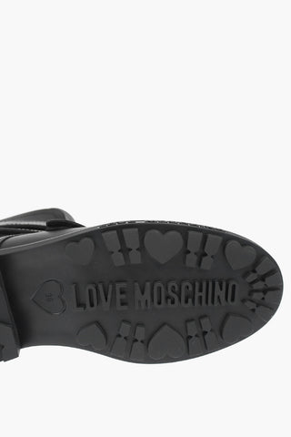 LOVE leather Ankle boots with back zip