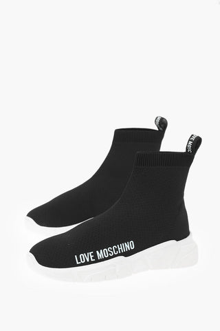 LOVE sneakers high top sock RUNNING35 with logo band