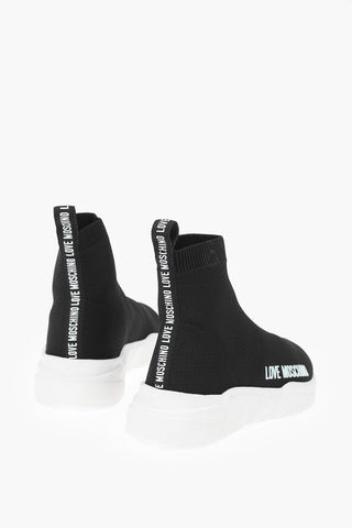 LOVE sneakers high top sock RUNNING35 with logo band