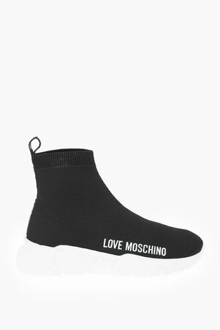 LOVE sneakers high top sock RUNNING35 with logo band