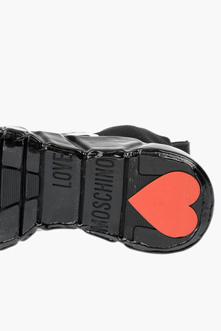 LOVE Sock Sneakers with leather detail