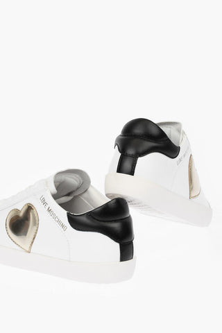 LOVE leather sneakers with side detail