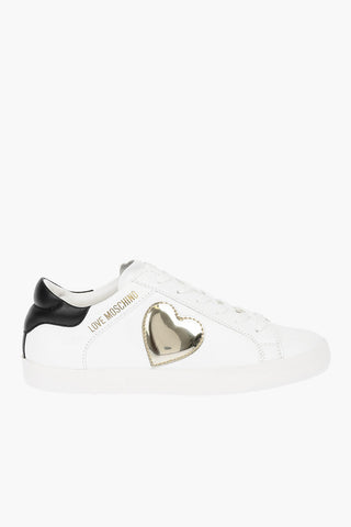 LOVE leather sneakers with side detail