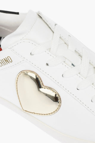 LOVE leather sneakers with side detail