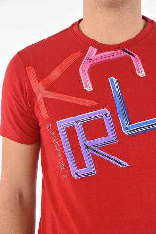 crew-neck NEON KARL t-shirt