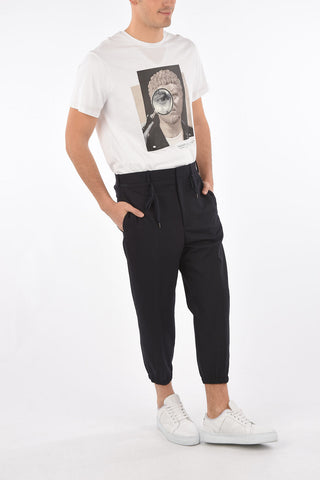 Pantalone Drawstring Dropped Crotch