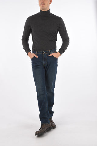 ID LUXURY DENIM Mid Waist 5 Pocket Pants