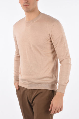 EZ LUXURY silk wool and cashmere sweater