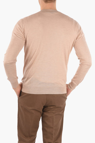 EZ LUXURY silk wool and cashmere sweater