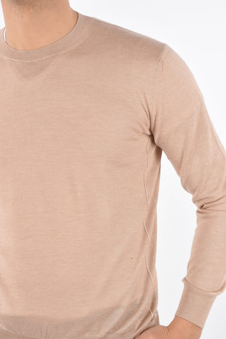 EZ LUXURY silk wool and cashmere sweater