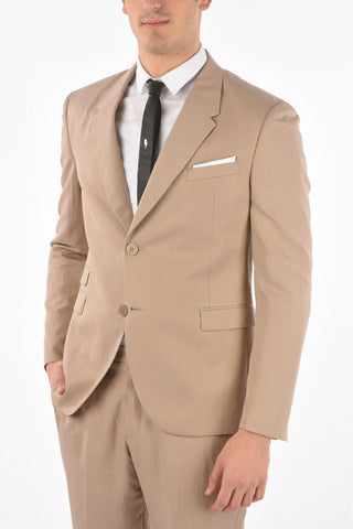 abito 2 bottoni slim fit due spacchi revers classico