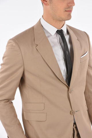 abito 2 bottoni slim fit due spacchi revers classico