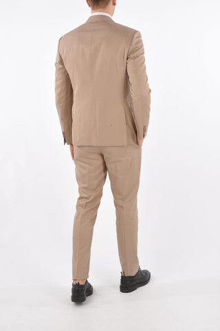 abito 2 bottoni slim fit due spacchi revers classico