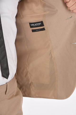 abito 2 bottoni slim fit due spacchi revers classico