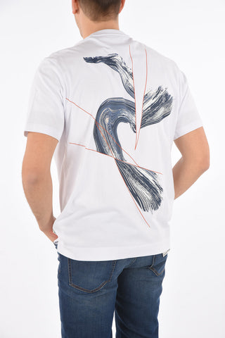 ZZEGNA t-shirt girocollo stampata
