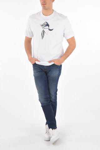 ZZEGNA t-shirt girocollo stampata