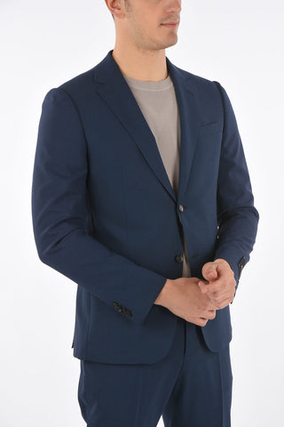 ZZEGNA side vents notch lapel 2-button suit