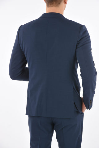 ZZEGNA side vents notch lapel 2-button suit