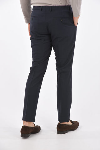 ZZEGNA wool side vents belt loops 2-button suit