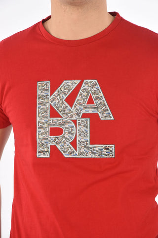 crew-neck LIBRARY t-shirt