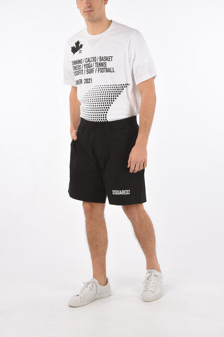 Shorts RELAX FIT in cotone con elastico in vita