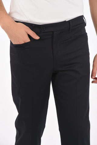 pantalone skinny fit a vita regolare con passanti
