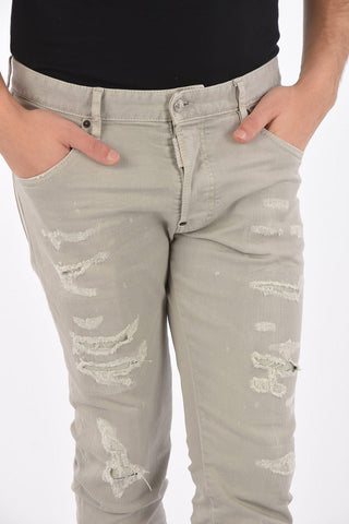 Distressed SLIM FIT Stretch Cotton Denims