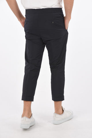 low-rise waist slim fit pants