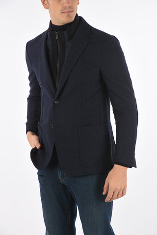 ID Wool IDENTITY Blazer with Detachable Lined