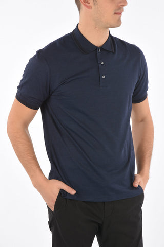 EZ LUX pique' 3 buttons polo