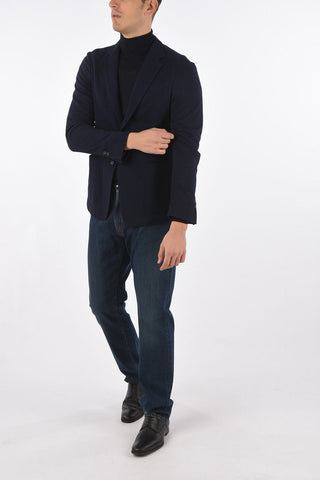 Houndsthooth Single Breasted Blazer