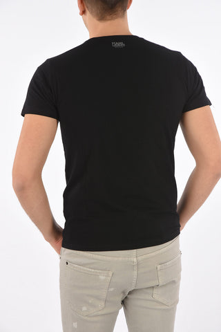 printed LIBRARY crew-new t-shirt