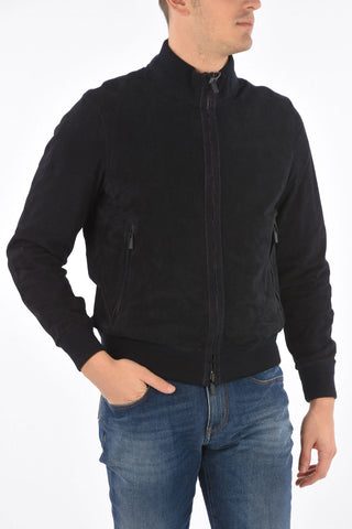 ZZEGNA LUXURY suede leather reversible jacket