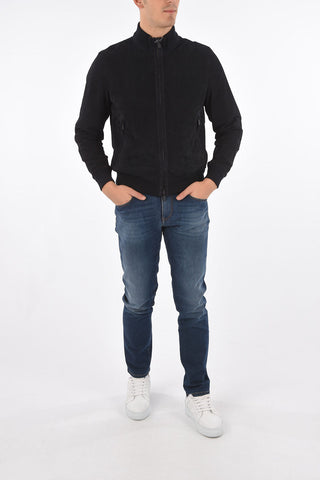ZZEGNA LUXURY suede leather reversible jacket