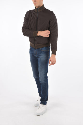 ZZEGNA LUXURY suede leather reversible jacket
