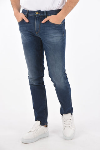 ZZEGNA 17cm stretch denim skinny fit jeans