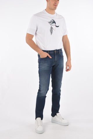 ZZEGNA 17cm stretch denim skinny fit jeans