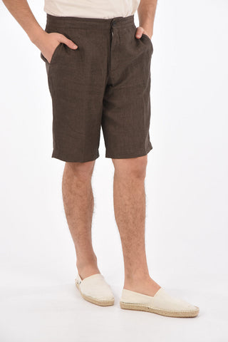 EZ LUXURY flax 4 pockets shorts