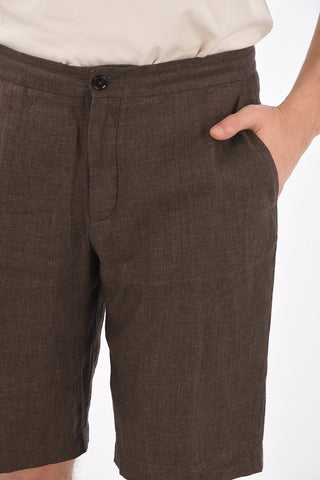 EZ LUXURY flax 4 pockets shorts