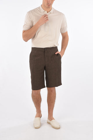 EZ LUXURY flax 4 pockets shorts