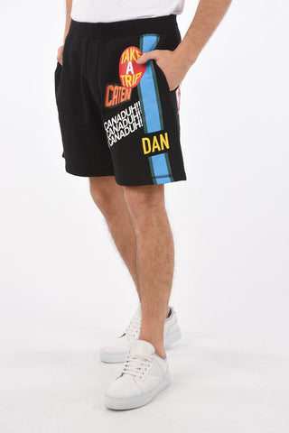 Printed RELAX FIT Jersey Shorts