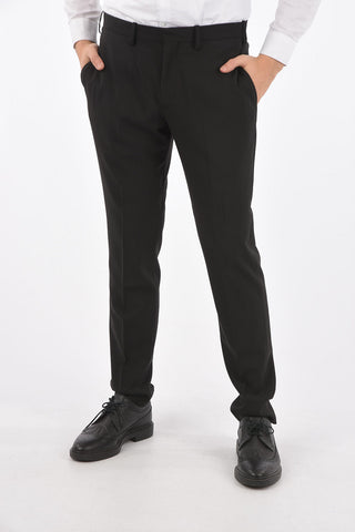 abito 2 bottoni slim fit due spacchi revers a lancia
