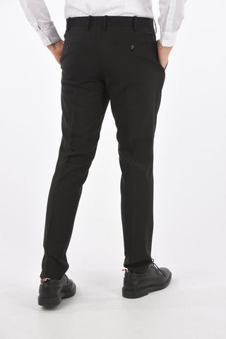 abito 2 bottoni slim fit due spacchi revers a lancia