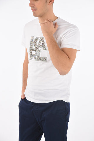 crew-neck LIBRARY t-shirt