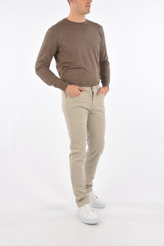 EZ LUXURY 18cm stretch denim straight fit jeans
