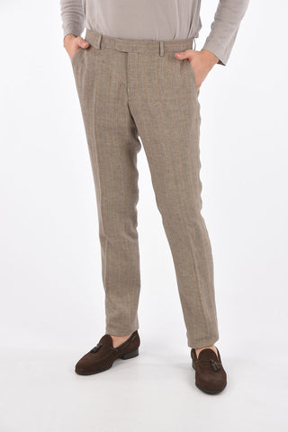 ZZEGNA flax side vents notch lapel 2-button suit drop 8R