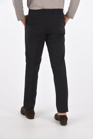 ZZEGNA wool side vents belt loops 2-button suit