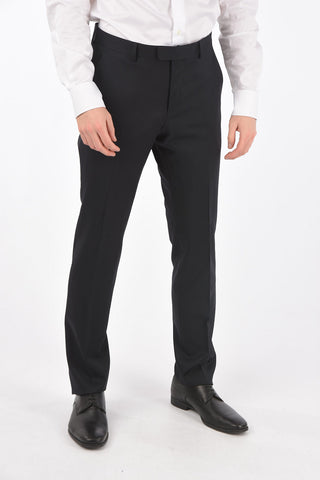 ZZEGNA wool side vents belt loops 2-button suit
